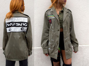 Veste wu tang kaki militaire