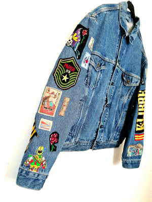 Veste en jean Bike Patch