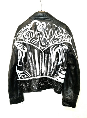 Veste en cuir Grungy Vybz