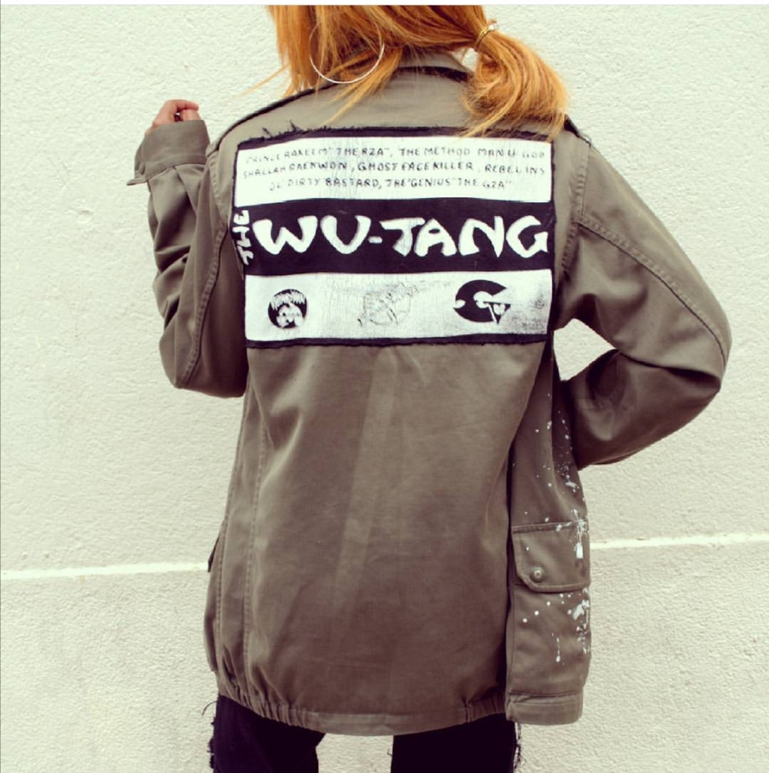 Veste wu tang kaki militaire