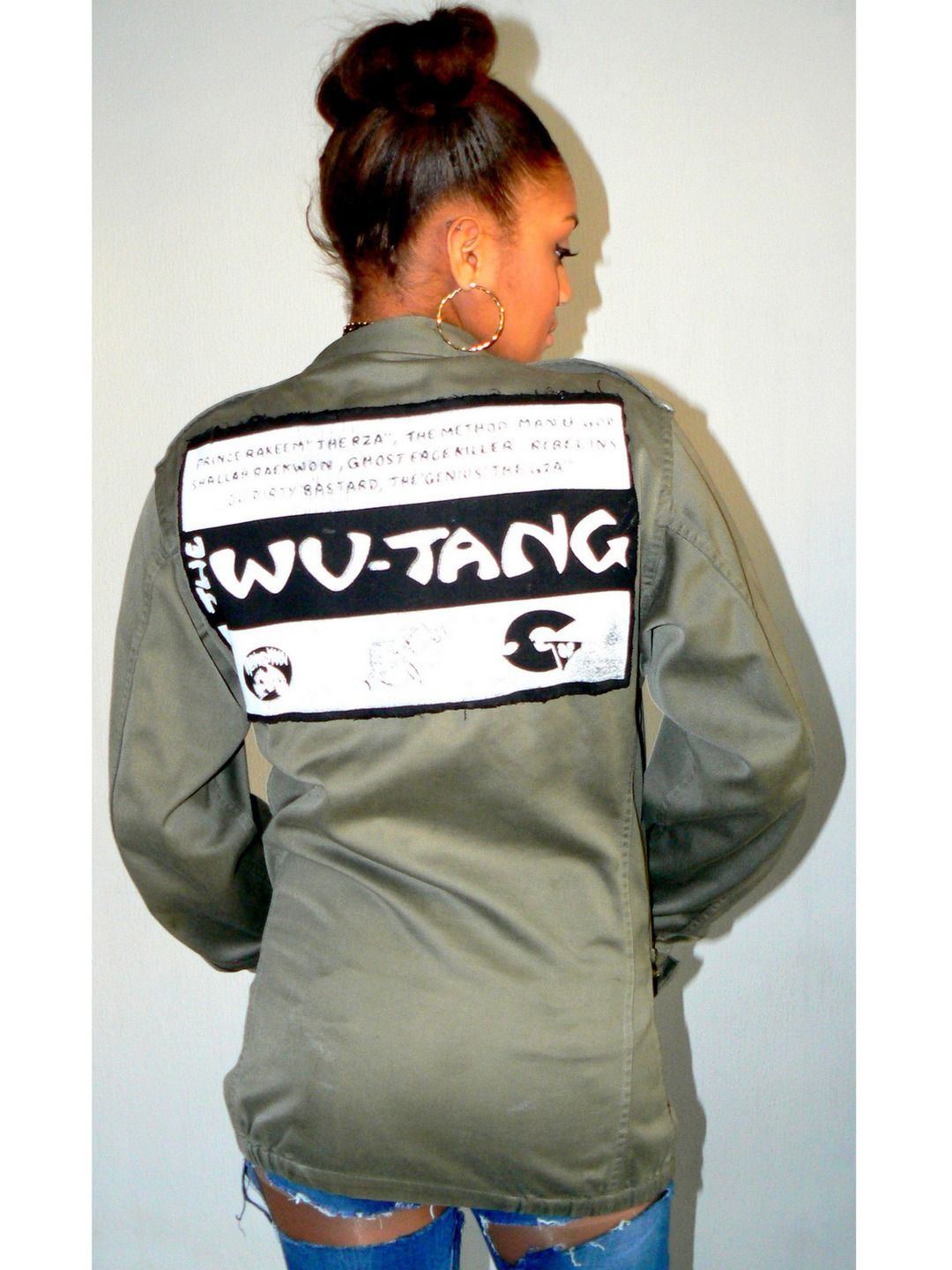 Veste wu tang kaki militaire