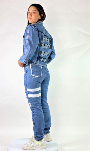 blouson en jean Burn Baby