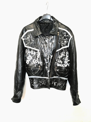 Veste en cuir Grungy Vybz