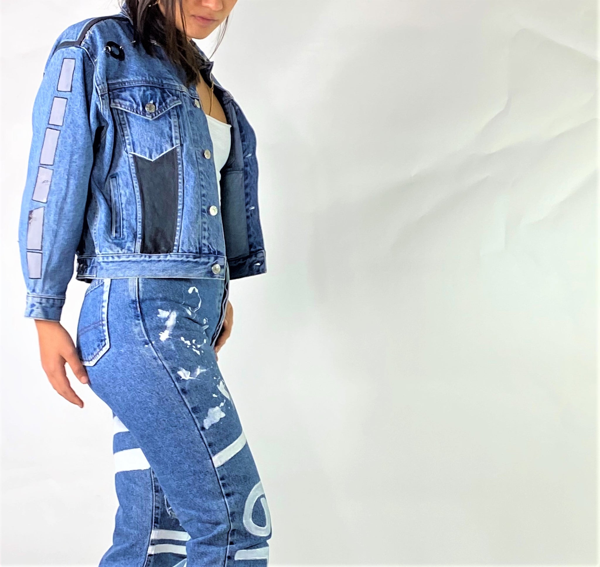 blouson en jean Burn Baby