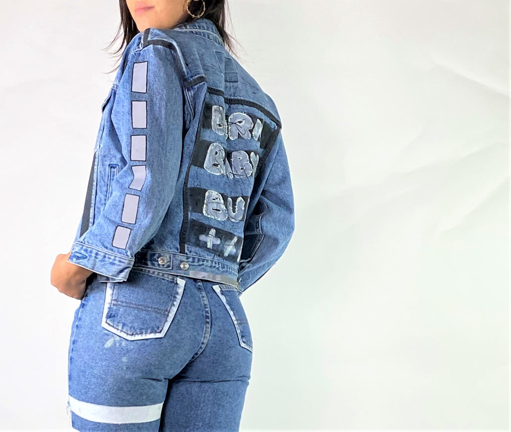 blouson en jean Burn Baby